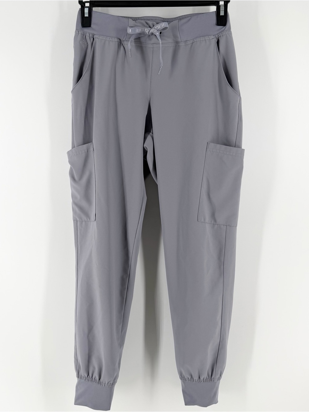 Med Couture Insight Cargo Jogger Scrub Pants Gray Small